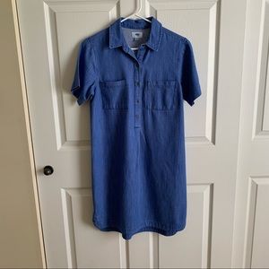 Old Navy denim short sleeve dress